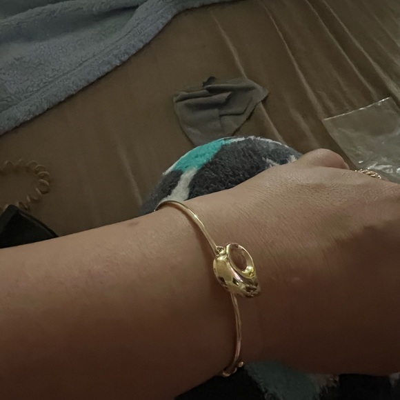 18k japan gold Monaca Bangle 17cm - Picture 4 of 6